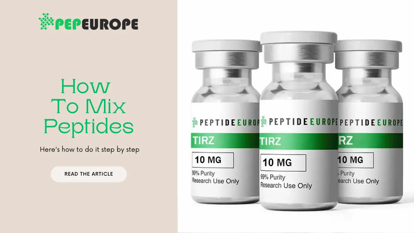 How to Mix Peptides – Step-by-Step Instructions